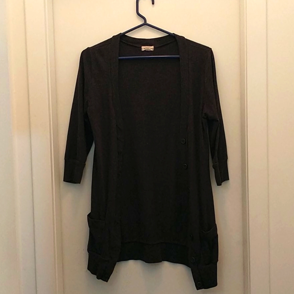 Dark grey cardigan